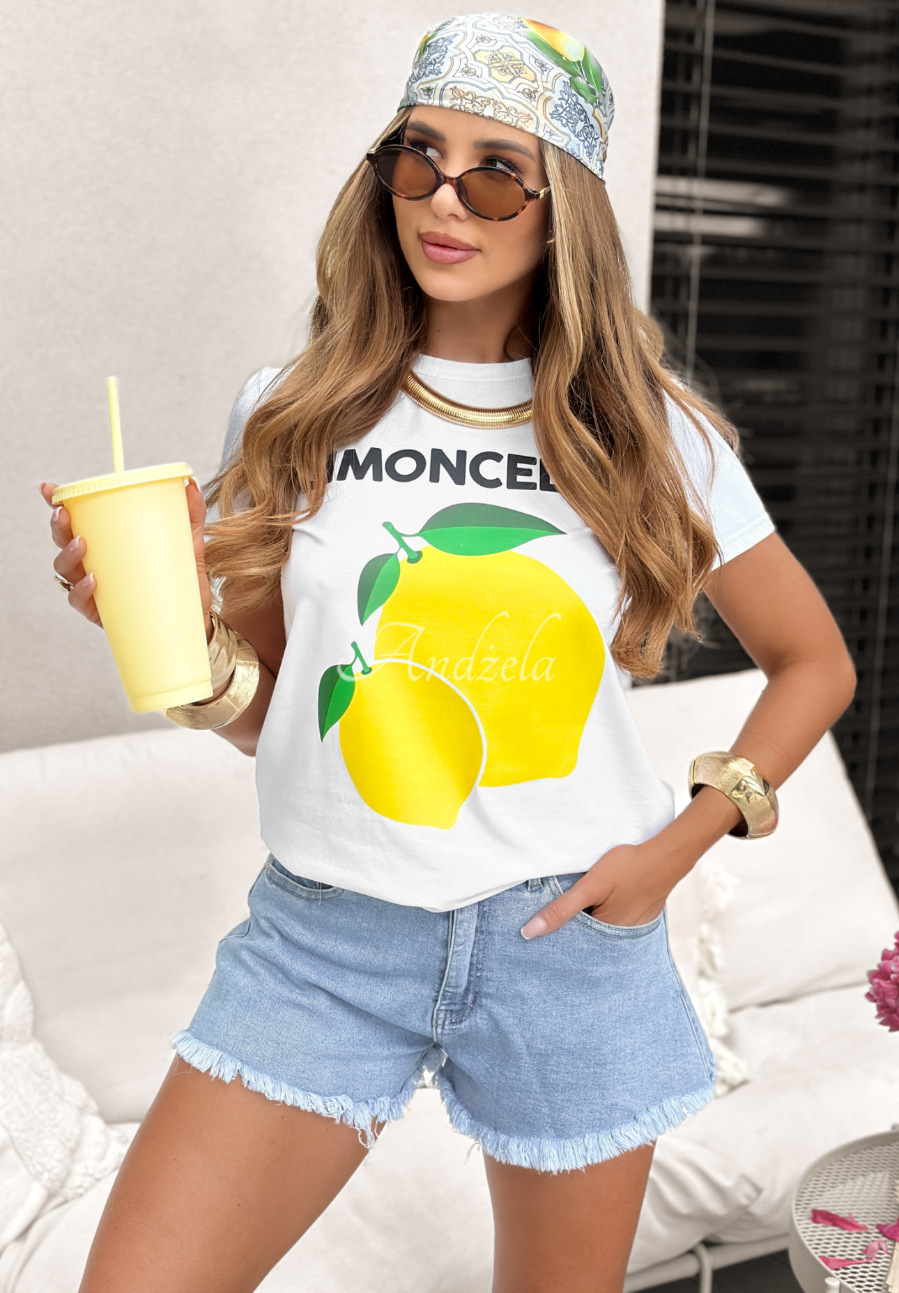 Tricou cu lămâi Limoncello For Me