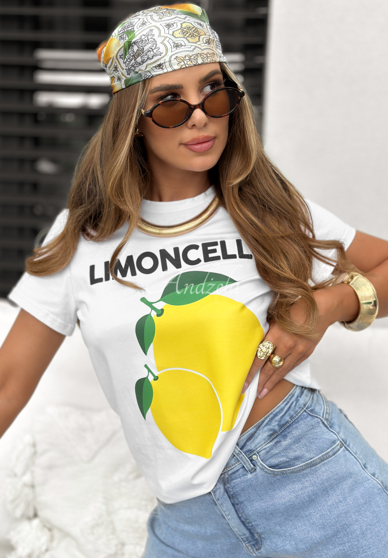Tricou cu lămâi Limoncello For Me
