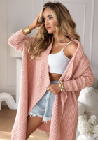 Cardigan oversize Feather Light Roz murdar