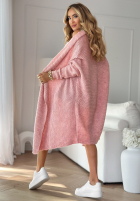 Cardigan oversize Feather Light Roz murdar