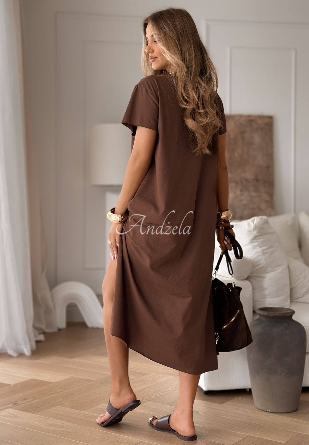 Rochie midi cu imprimeu Dreams Catcher