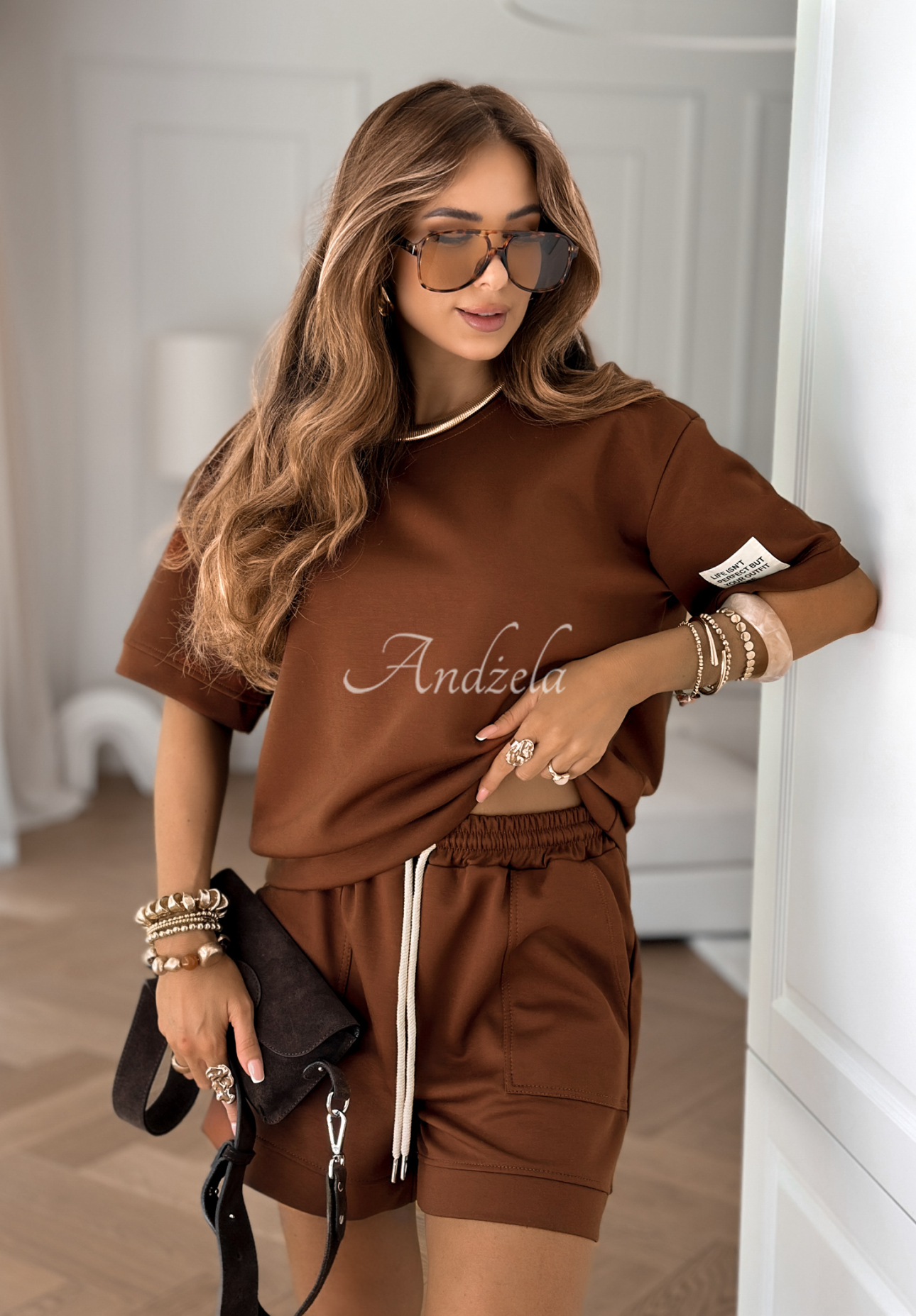 Set format din tricou și pantaloni scurți Play Like A Girl