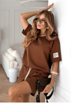 Compleu Tricou i krótkie spodenki masełko Play Like A Girl camel