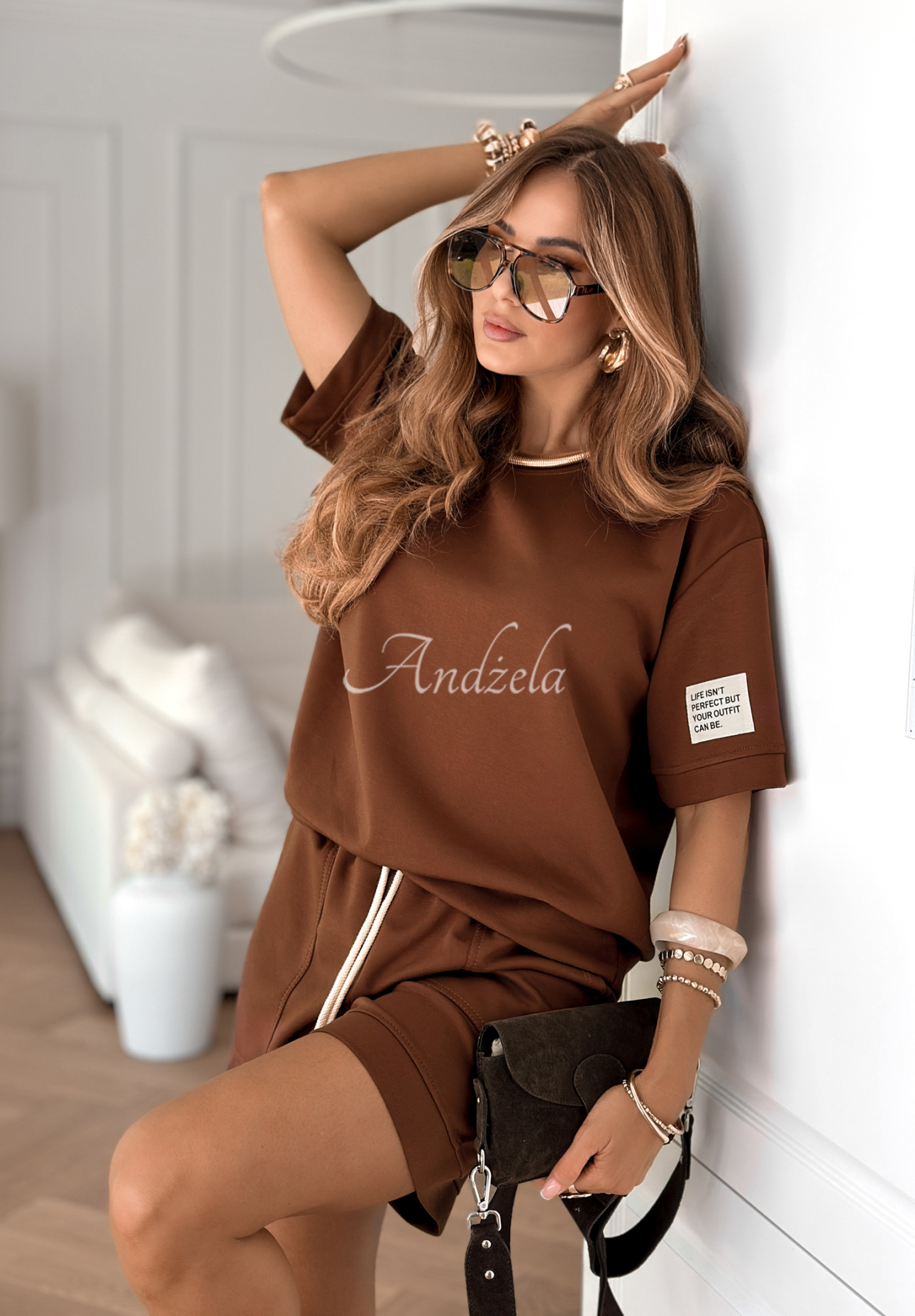 Set format din tricou și pantaloni scurți Play Like A Girl