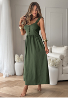 Rochie din viscoză La Esmeralda cu bretele