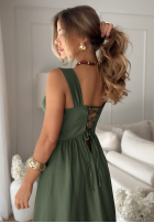Rochie na ramiączkach La Esmeralda kaki