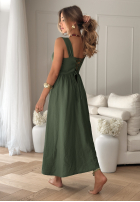Rochie na ramiączkach La Esmeralda kaki