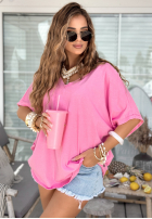 Tricou oversize Need To Breathe roz