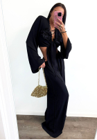 Compleu Cămașă i Pantaloni wide leg La Milla Remembers Everything ciocolatiu