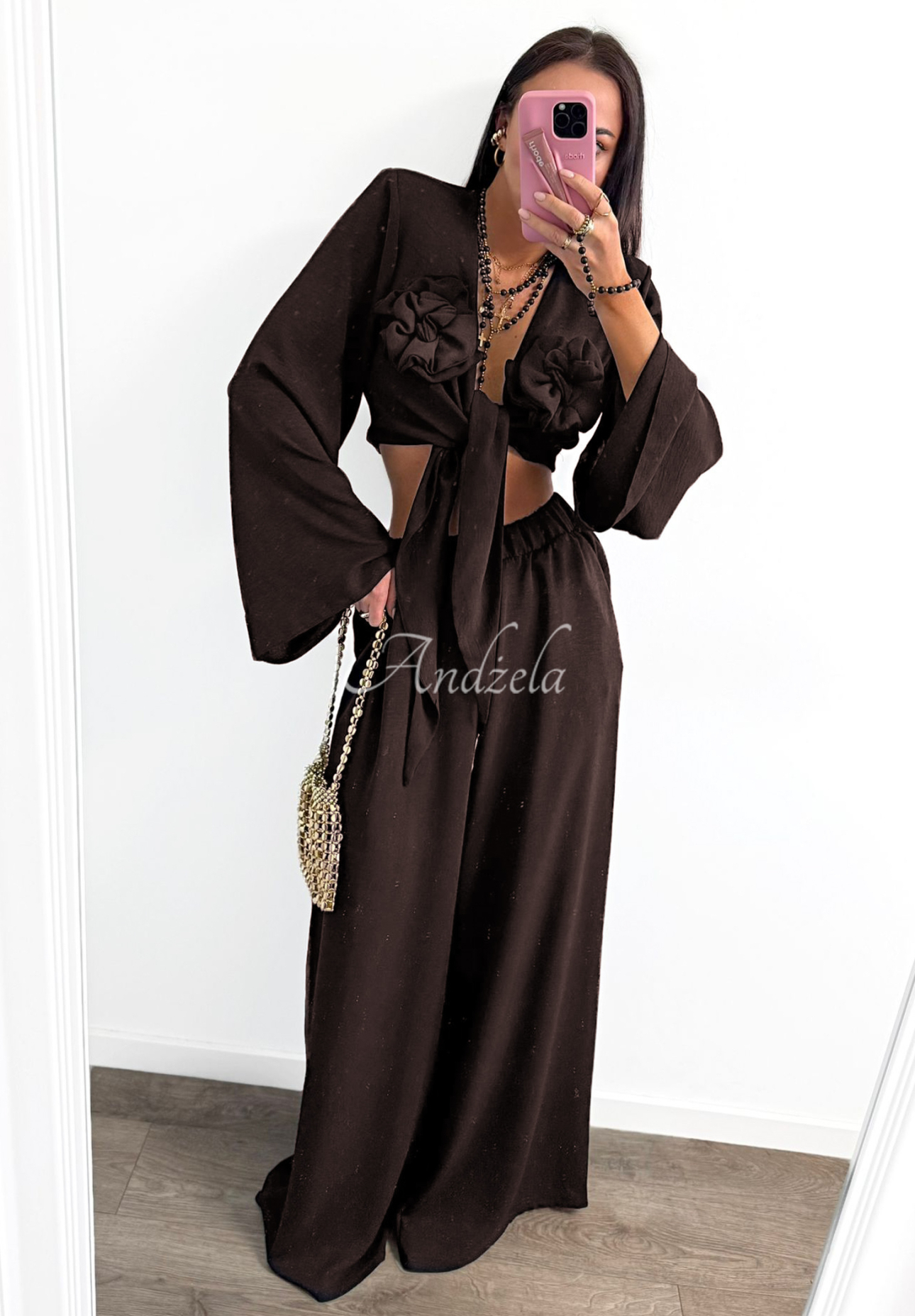 Compleu La Milla Remembers Everything format din cămașă și pantaloni wide leg