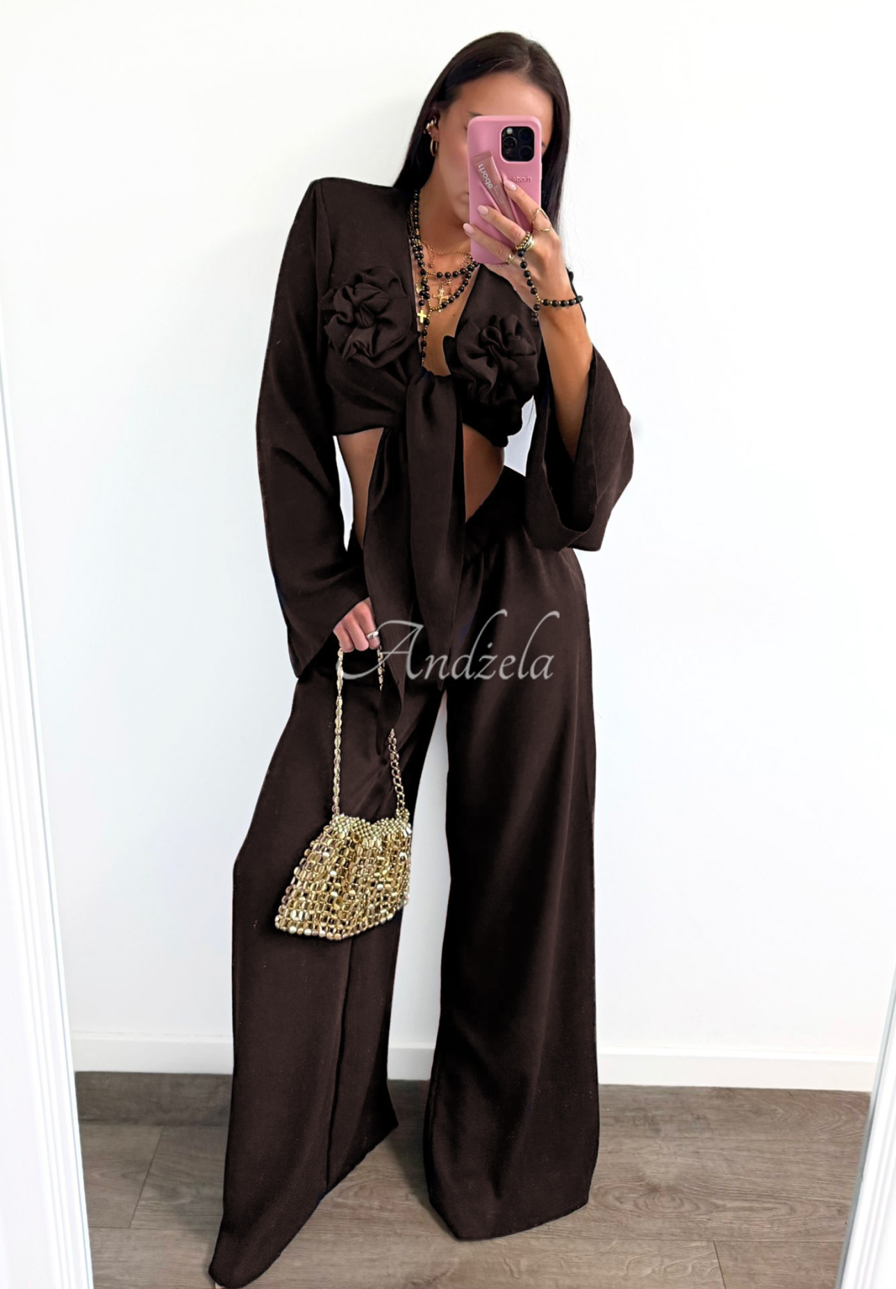 Compleu La Milla Remembers Everything format din cămașă și pantaloni wide leg