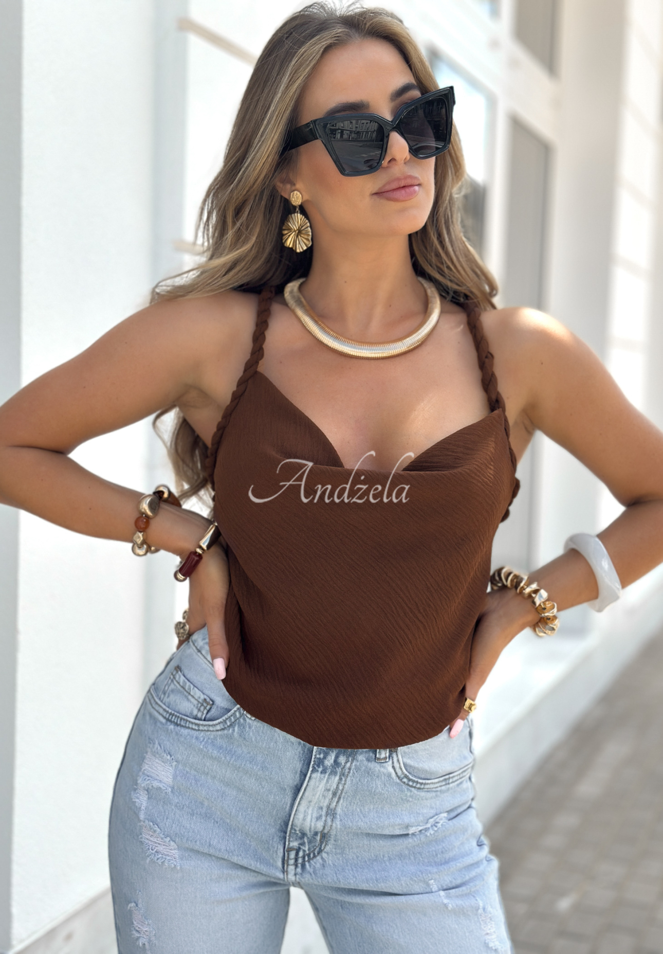 Top               cu bretele Braidy Twirls
