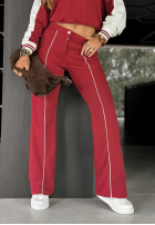 Compleu Hanorac i Pantaloni Moment To Think burgundowy