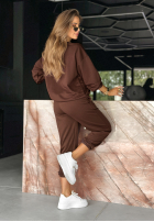 Compleu de trening Life Is Not Perfect ciocolatiu