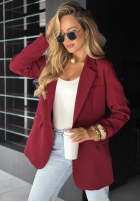 Sacou oversize Best Version burgundowa
