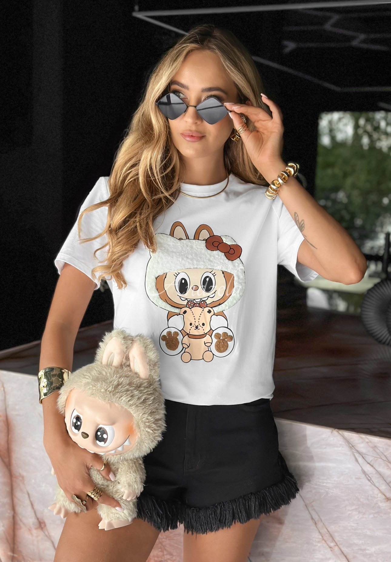 Tricou cu imprimeu Stay Free