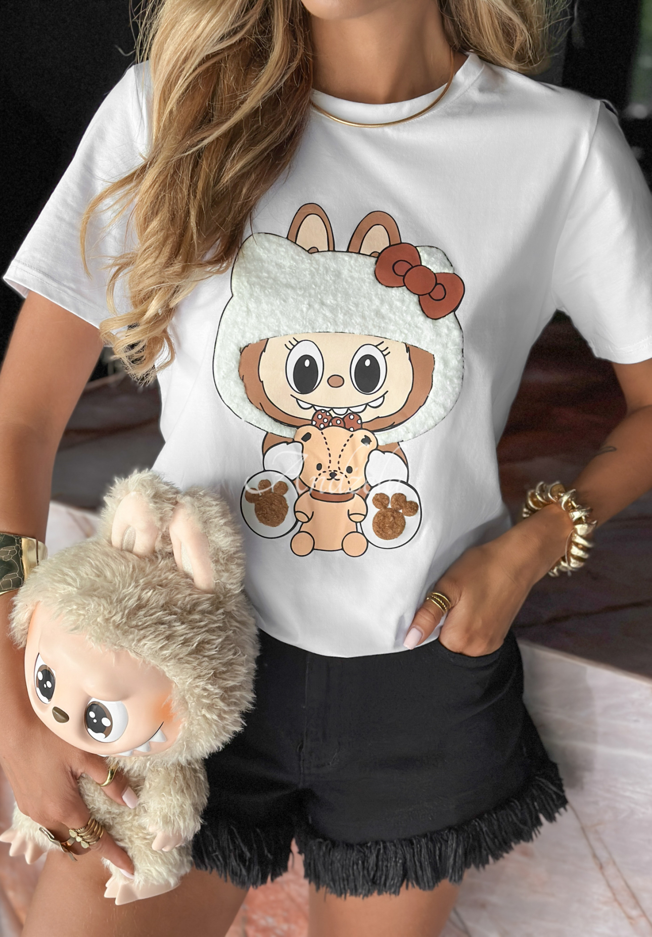 Tricou cu imprimeu Stay Free