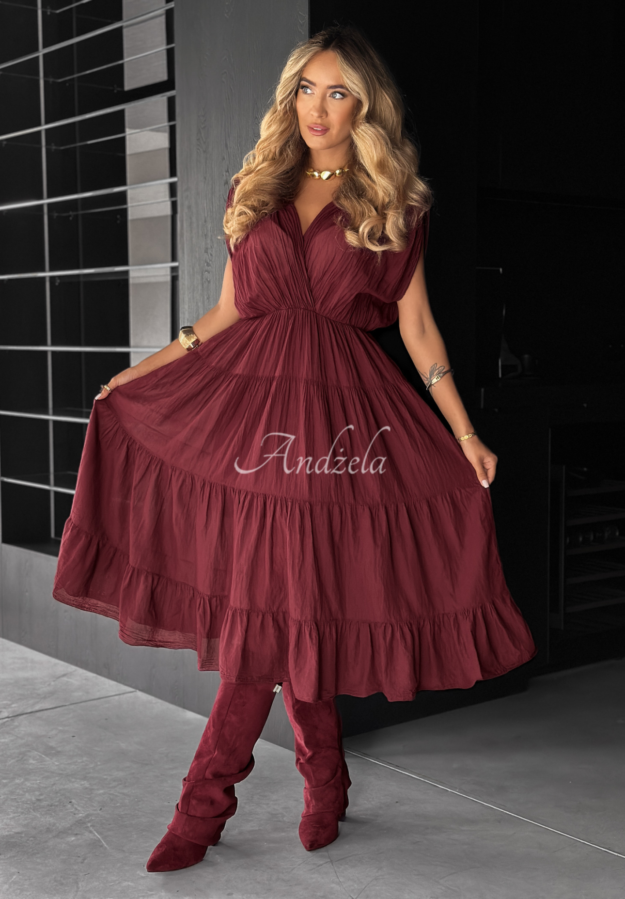 Rochie cu bretele late Feel It Now