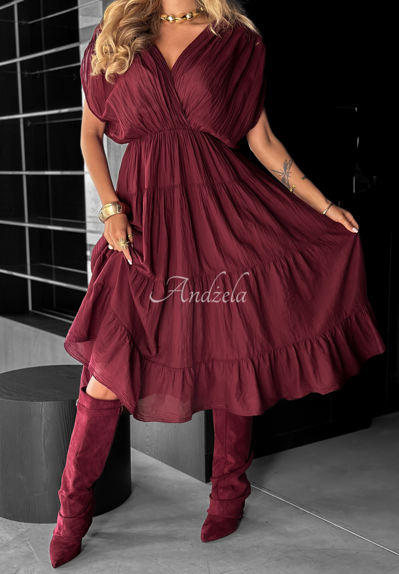 Rochie cu bretele late Feel It Now