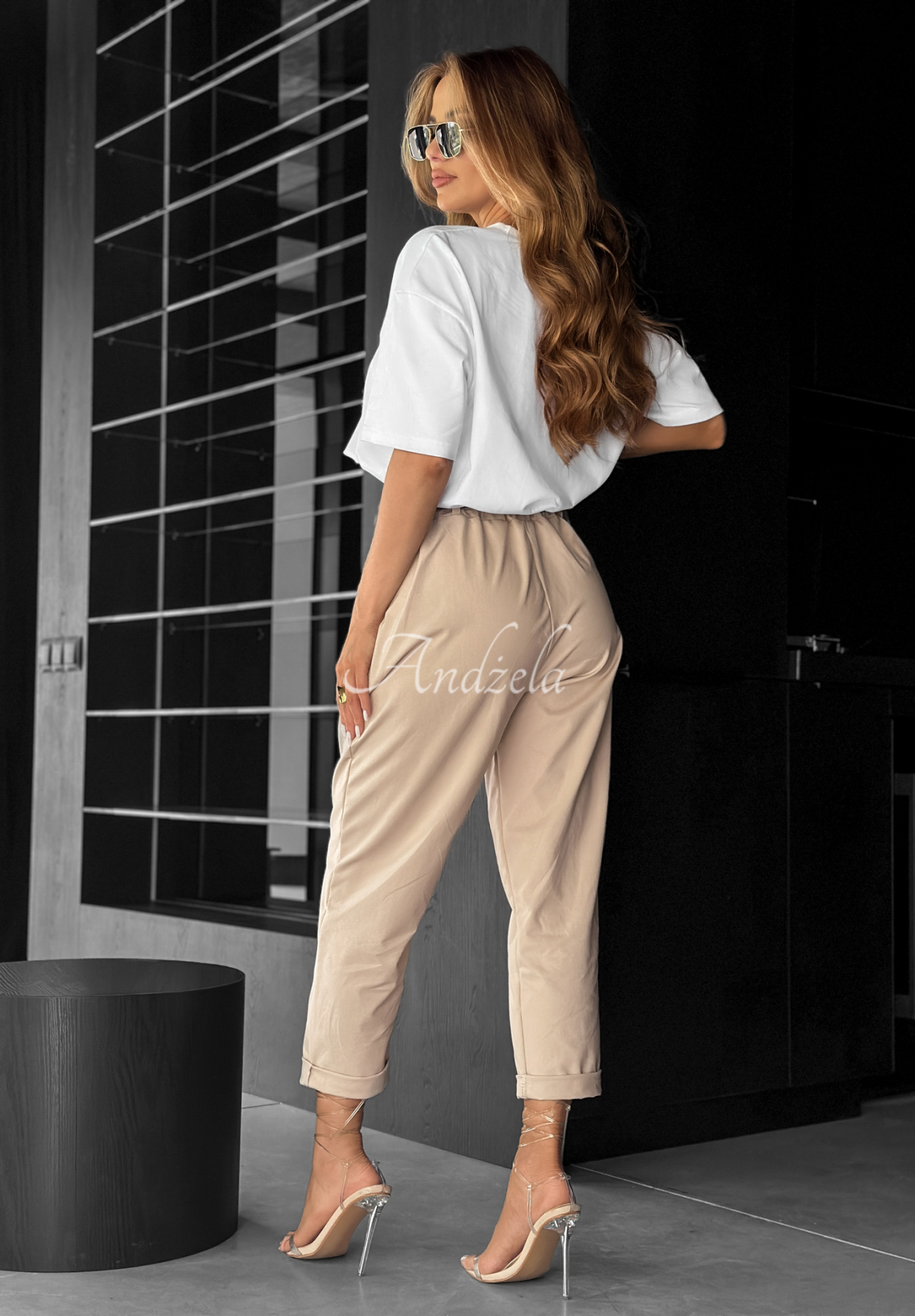 Pantaloni cu curea Take A Look