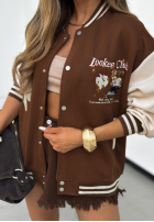 Hanorac bejsbolówka Lookie Club ciocolatie