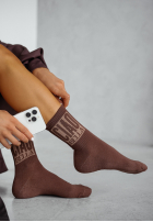Lungi skarpetki z napisami Ciao Bella ciocolatii