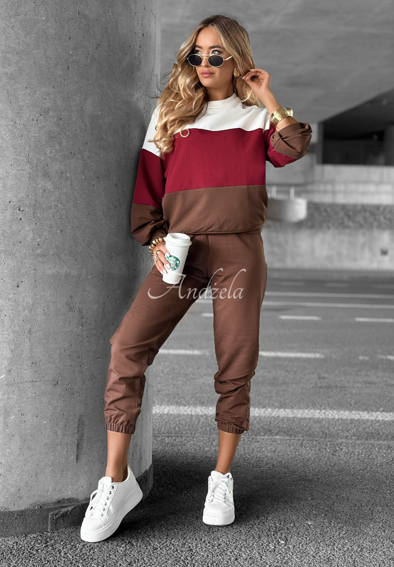 Set de trening format din hanorac și pantaloni Just A Look