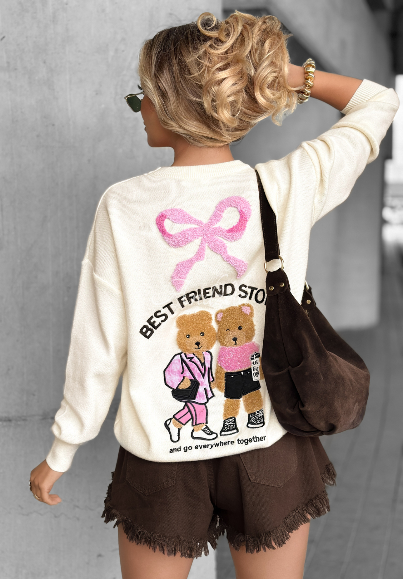 Pulover cu ursuleți Best Friend Story