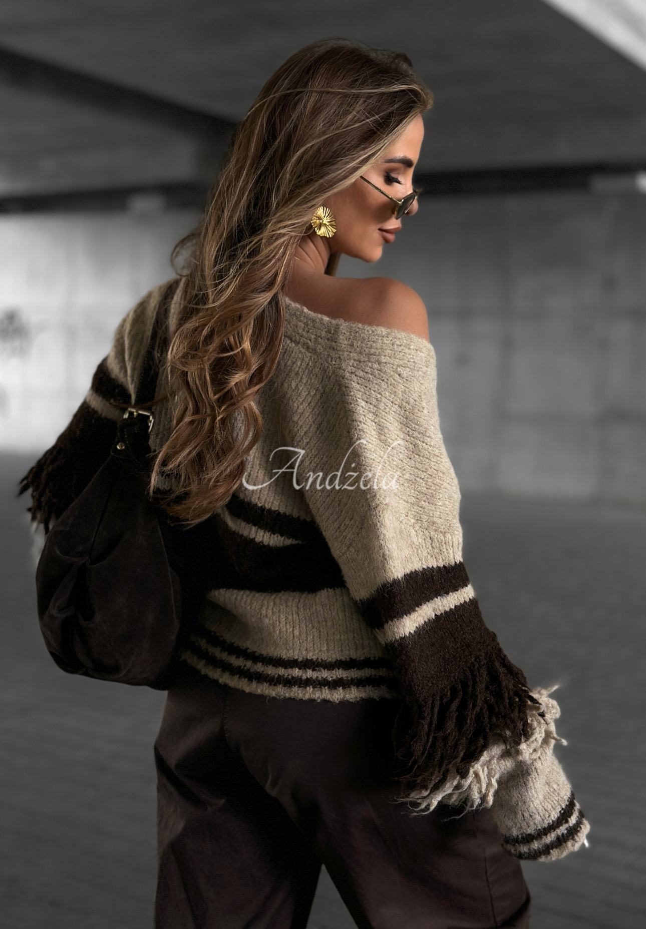 Cardigan scurt cu franjuri Misty Days