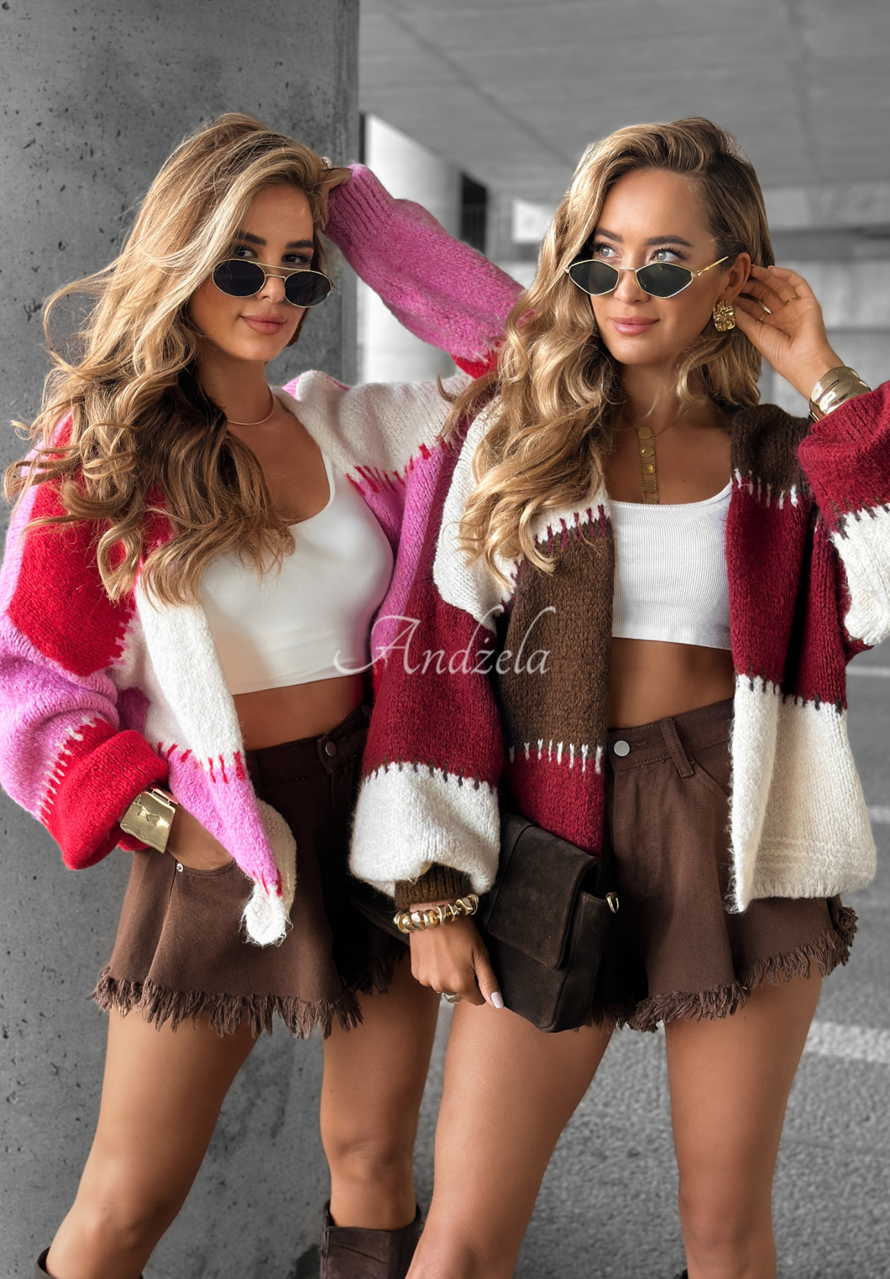 Cardigan scurt Cold Coffee