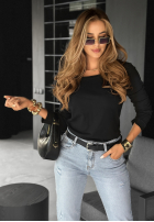 Bluză longsleeve Not Available negru