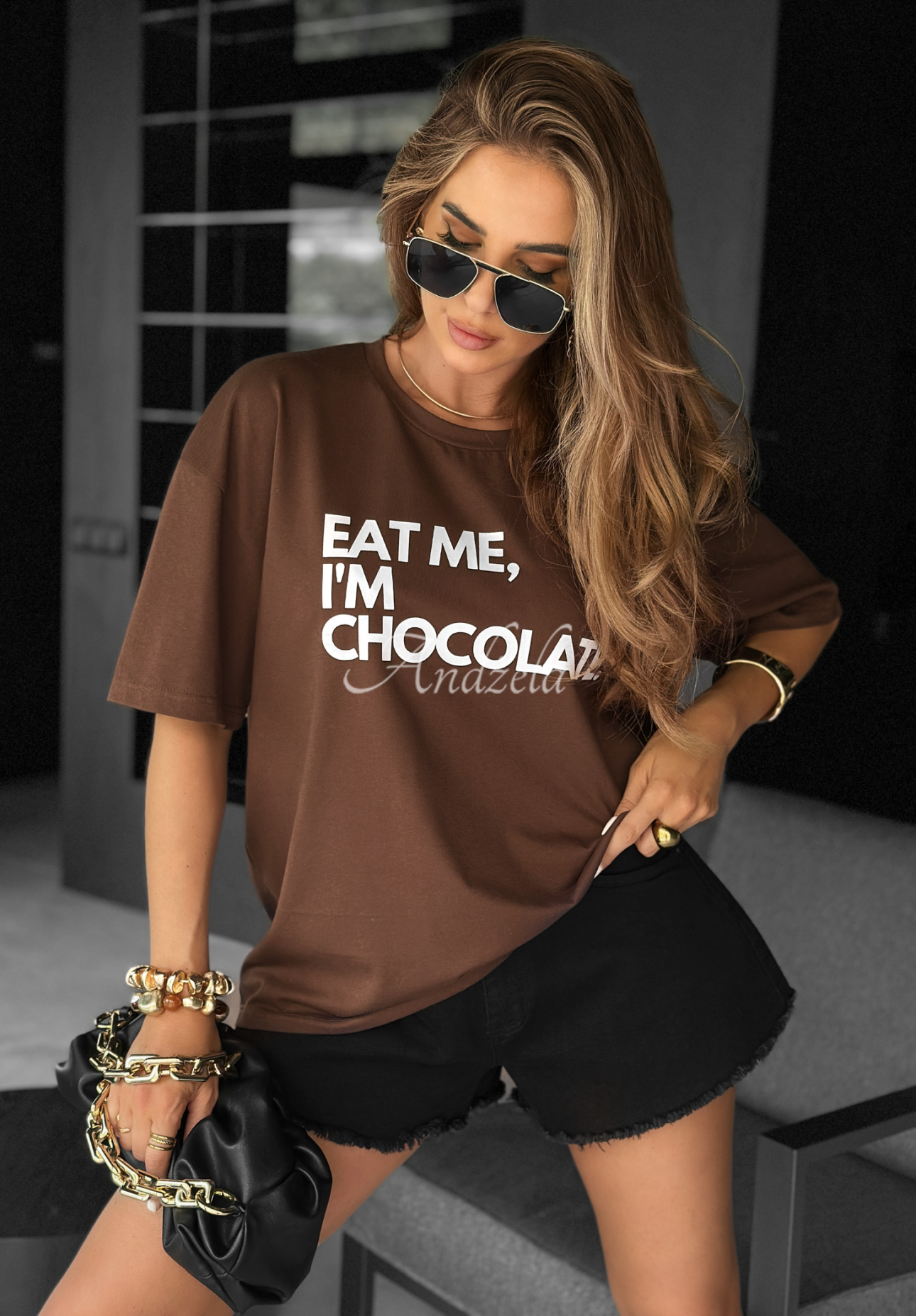Tricou cu imprimeu Eat Me