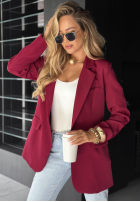 Sacou oversize Best Version burgundowa