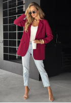 Sacou oversize Best Version burgundowa