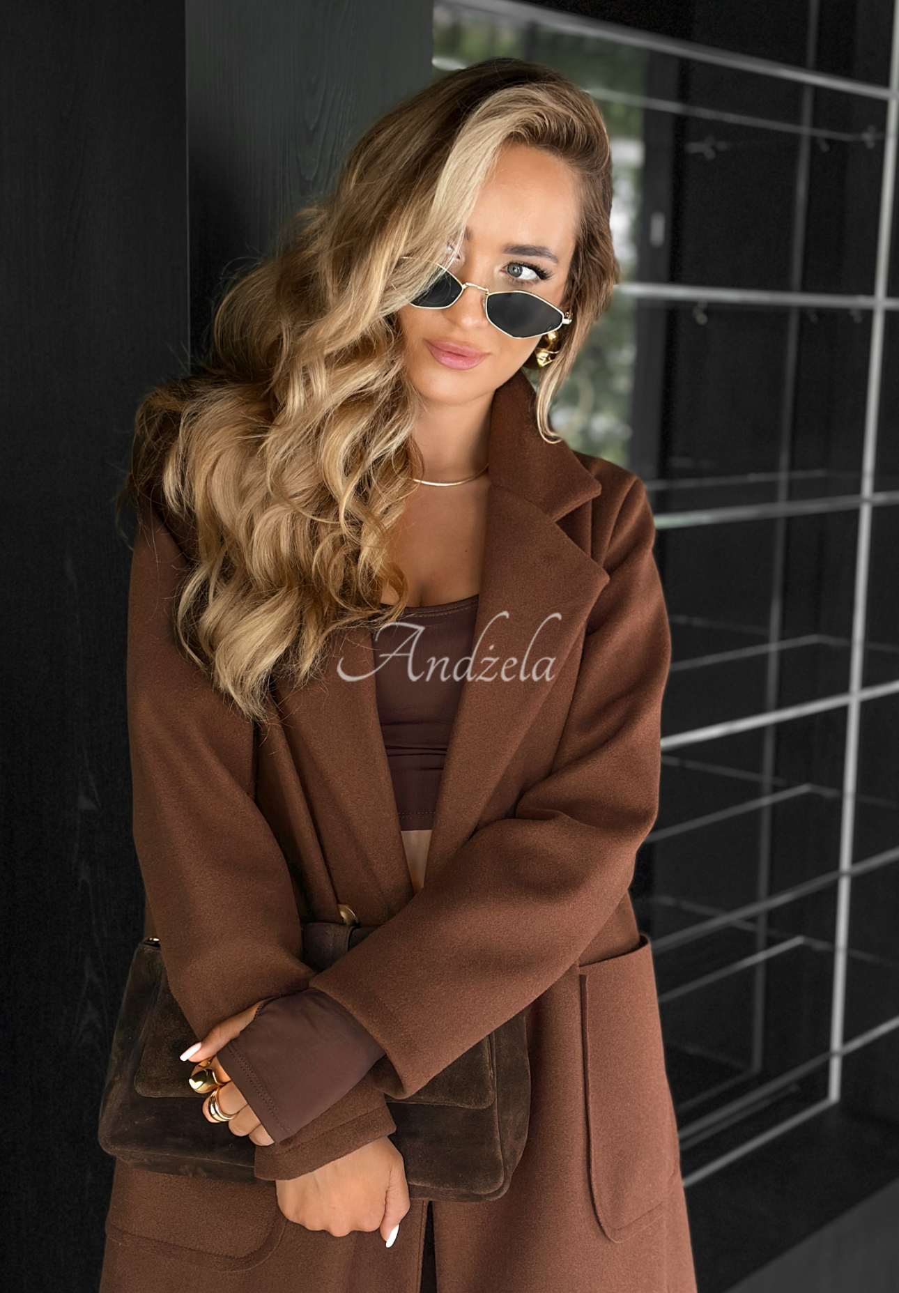 Pardesiu oversize cu guler Find Your Peace