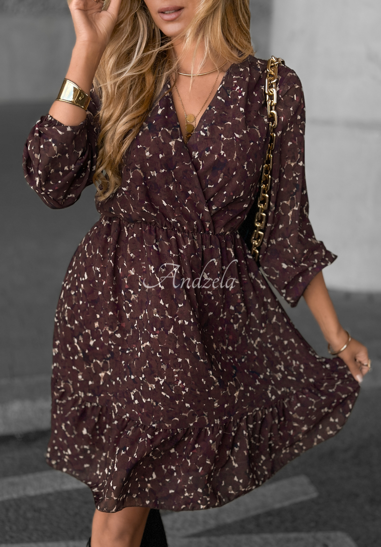 Rochie cu imprimeu Not Today