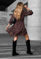 Rochie cu modele Not Today burgundowa