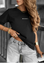 Tricou z napisem Minimal negru