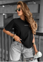 Tricou z napisem Minimal negru