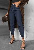 Pantaloni din denim mom fit My Better Side bluemarin