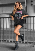 Tricou z nadrukiem Panthers negru