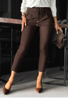 din material textil Pantaloni New Mood mokka