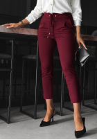 din material textil Pantaloni New Mood burgundowe