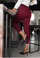 din material textil Pantaloni New Mood burgundowe