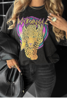 Tricou z nadrukiem Rock Angel gri