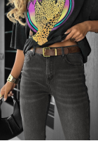 Pantaloni din denim No Fear gri închis