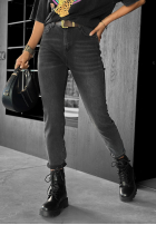 Pantaloni din denim No Fear gri închis