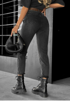 Pantaloni din denim No Fear gri închis