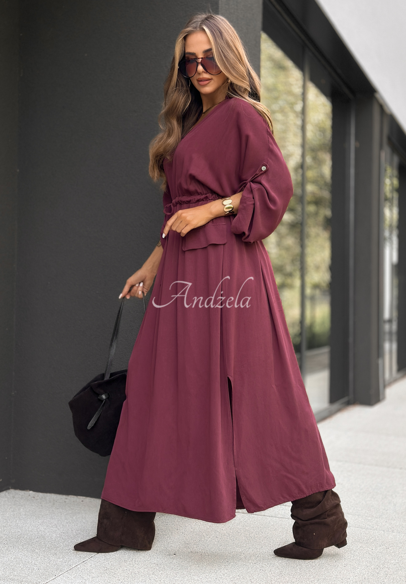 Rochie oversize din viscoză Not For Long
