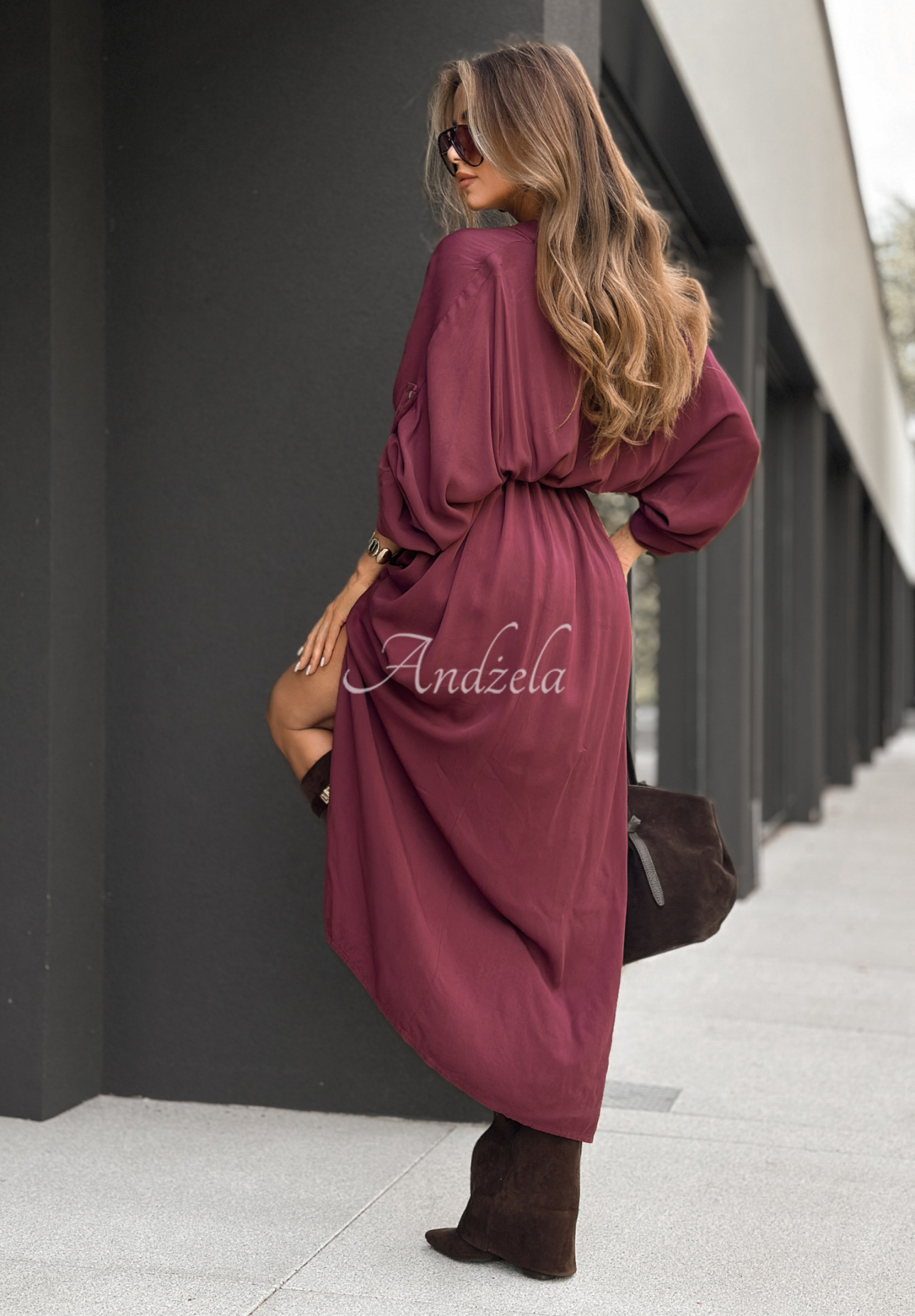 Rochie oversize din viscoză Not For Long